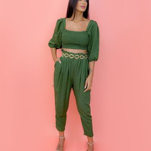 Calça Cíntia - Verde Militar - Image 2