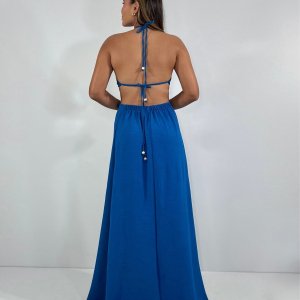 Vestido Melinda - Azul Petróleo - Image 5