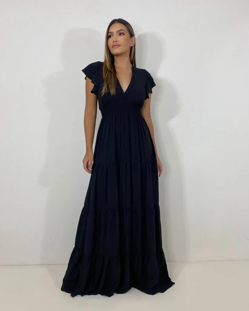 Vestido Laís Longo - Preto