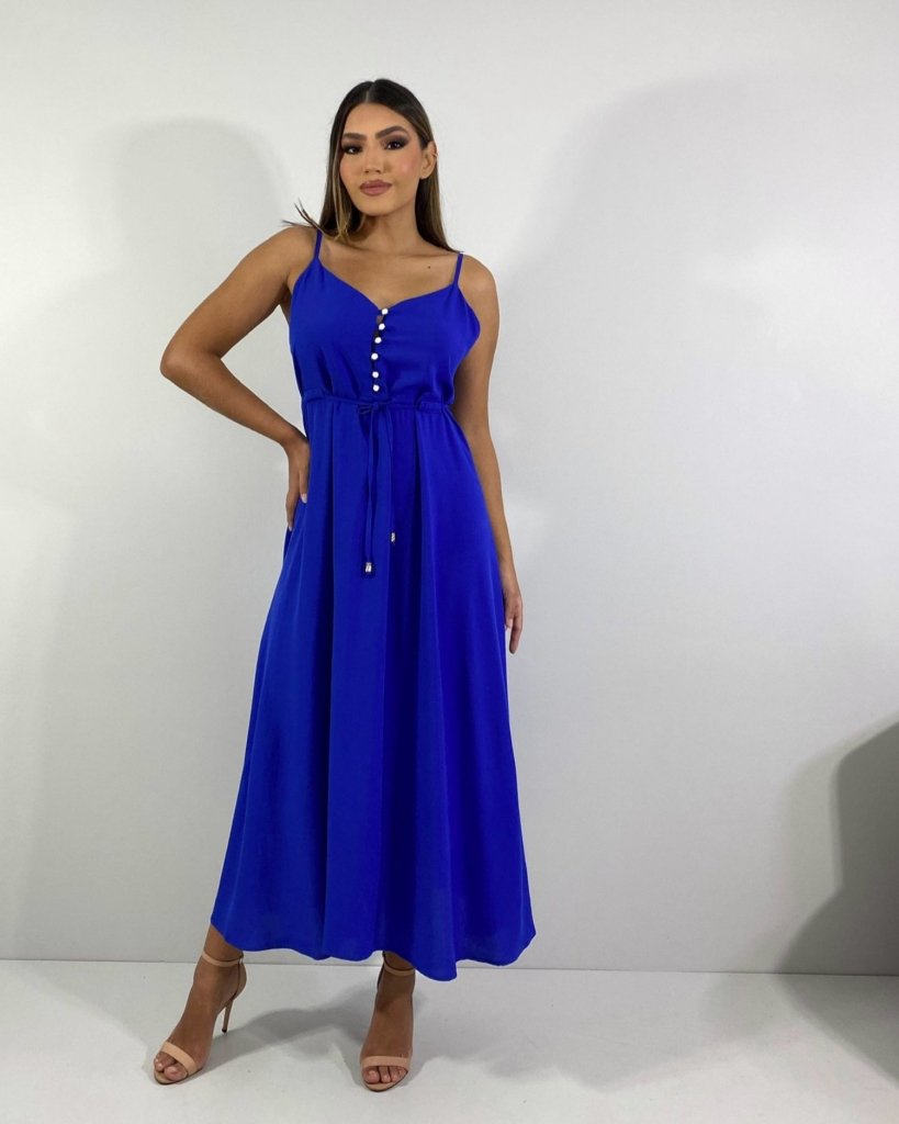 Vestido Felícia - Azul Royal
