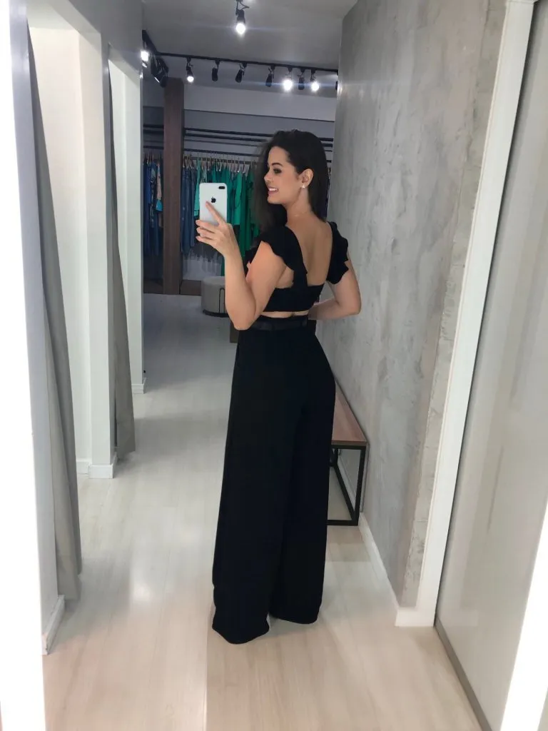 Cropped Samira - Preto