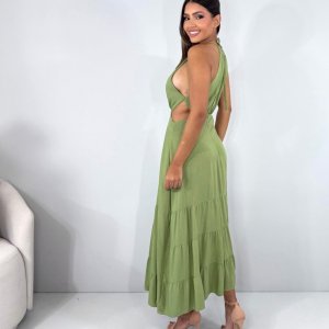 Vestido Estefane - Folhagem - Image 9