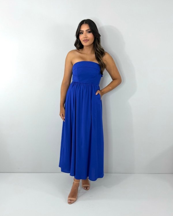 Vestido Perla - Azul Royal - Imagem 3