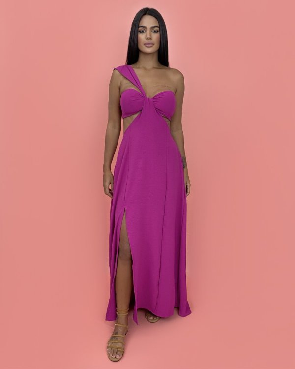 Vestido Antonela - Fúcsia - Imagem 2