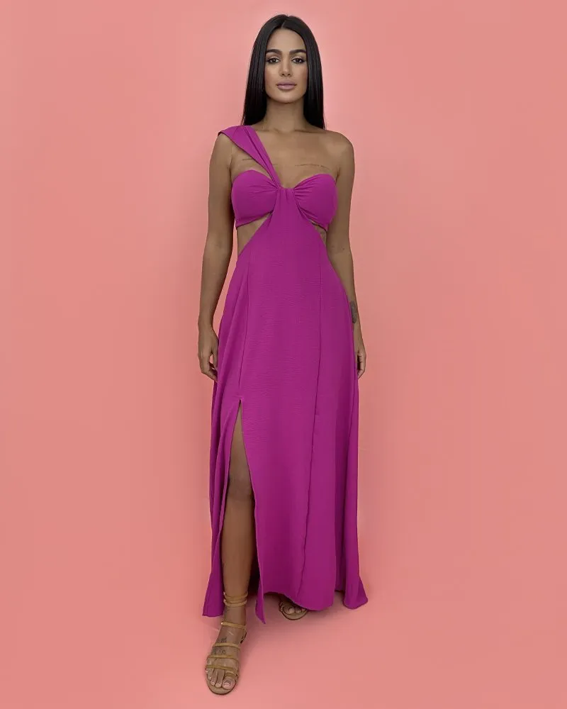 Vestido Antonela - Fúcsia