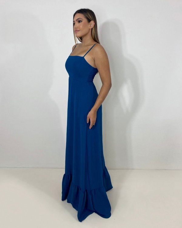 Vestido Amelie - Azul Petróleo - Imagem 2