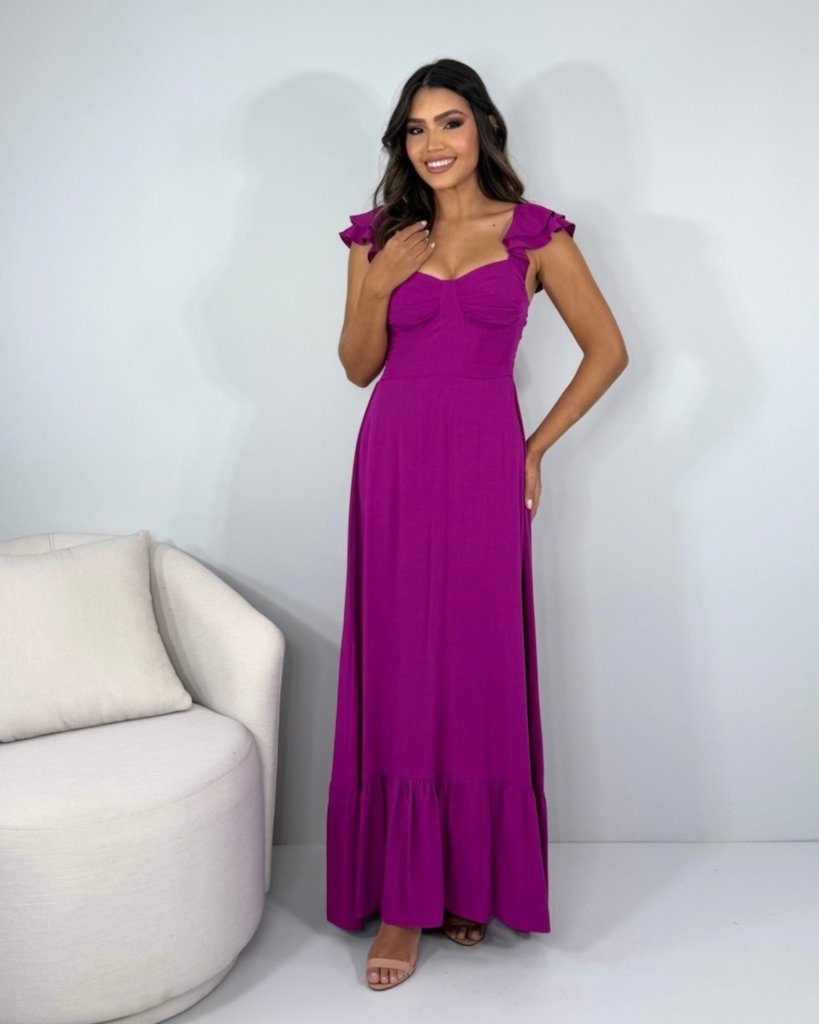 Vestido Isla - Fúcsia