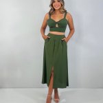Conjunto Jamile - Verde Militar