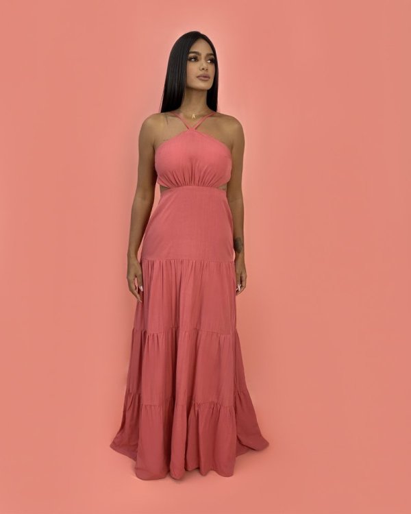 Vestido Ayla - Rosê