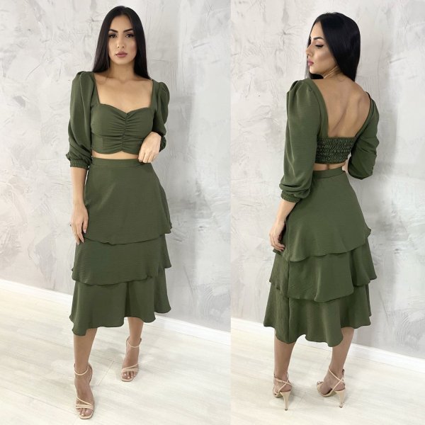 Conjunto Olga - Verde Militar - Imagem 3