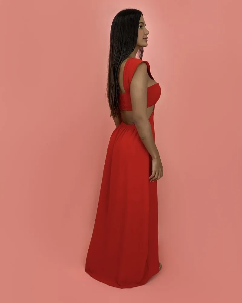 Vestido Antonela - Vermelho, foto 4