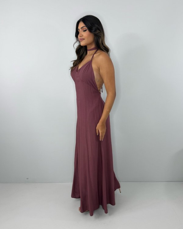 Vestido Victória - Marrom - Imagem 4