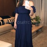 Vestido Gisele - Azul Marinho