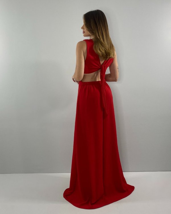 Vestido Emma - Vermelho - Imagem 6