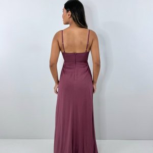 Vestido Eliana - Marrom - Image 3