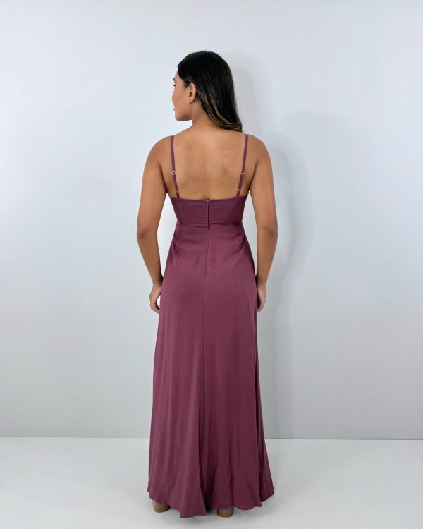Vestido Eliana - Marrom - Imagem 3
