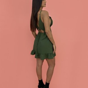 Vestido Nicole - Verde Militar - Image 4