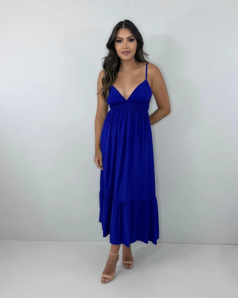 Vestido Beatriz - Azul Royal