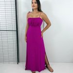 Vestido Drica Longo - Fúcsia