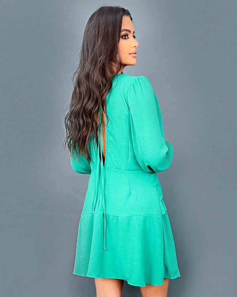 Vestido Suzana - Verde Bandeira