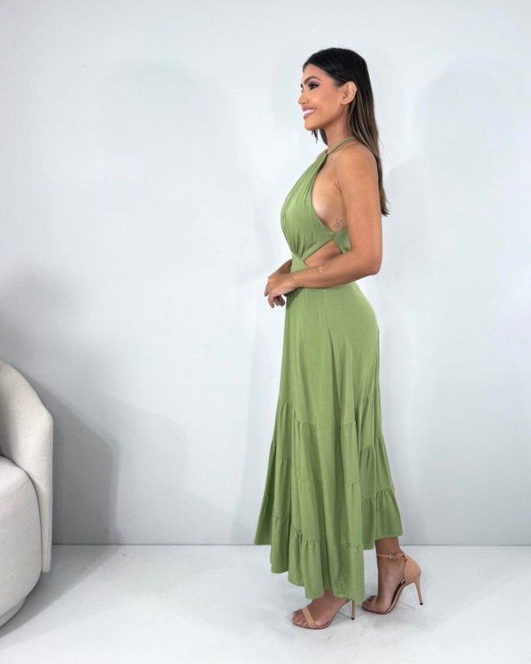Vestido Estefane - Folhagem - Imagem 6