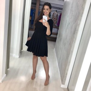 Vestido Anne - Preto - Image 1