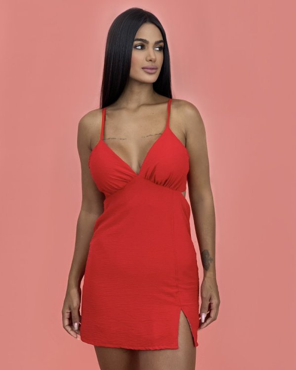 Vestido Elisângela - Vermelho