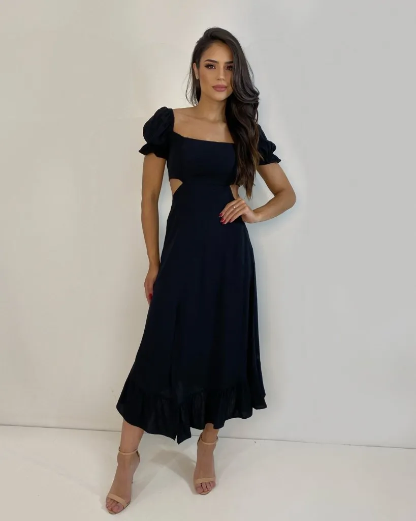 Vestido Jasmin - Preto