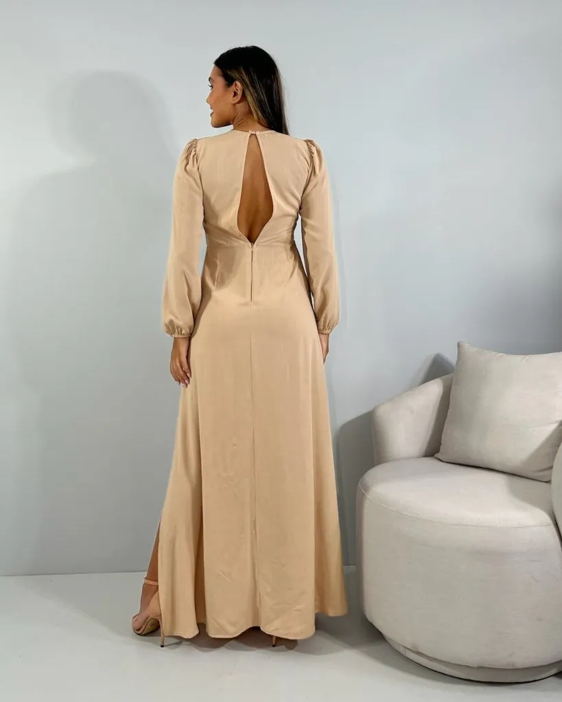 Vestido Mavi - Nude