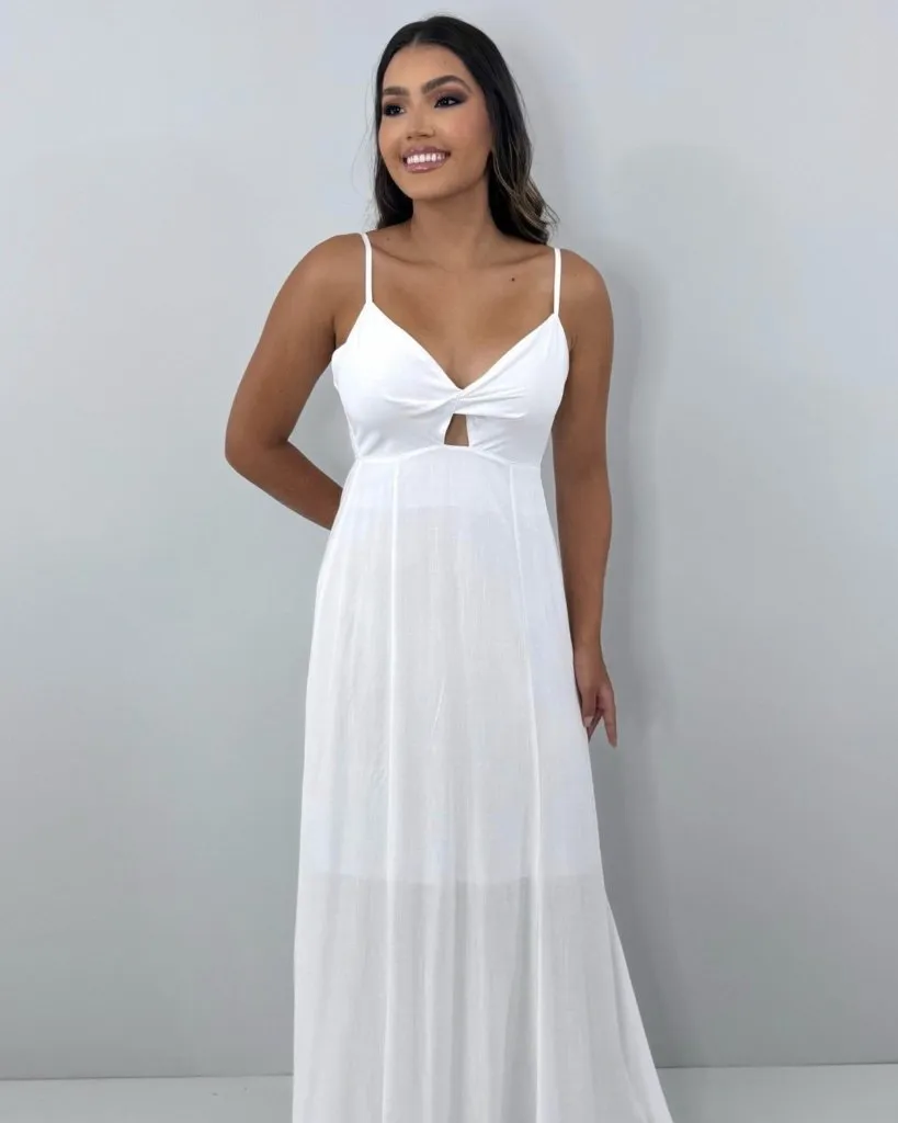 Vestido Eliana - Branco