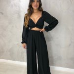 Calça Pantalona - Preto