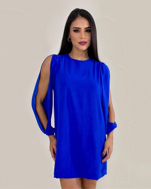 Vestido Eloá - Azul Royal - Imagem 5