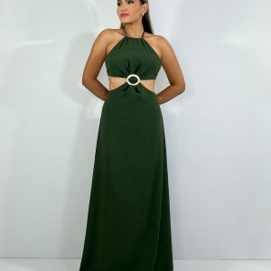 Vestido Melinda - Verde Militar - Image 3