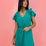 Vestido Lívia - Verde Bandeira