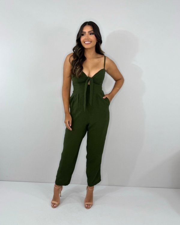 Macacão Jessy - Verde Militar - Imagem 2