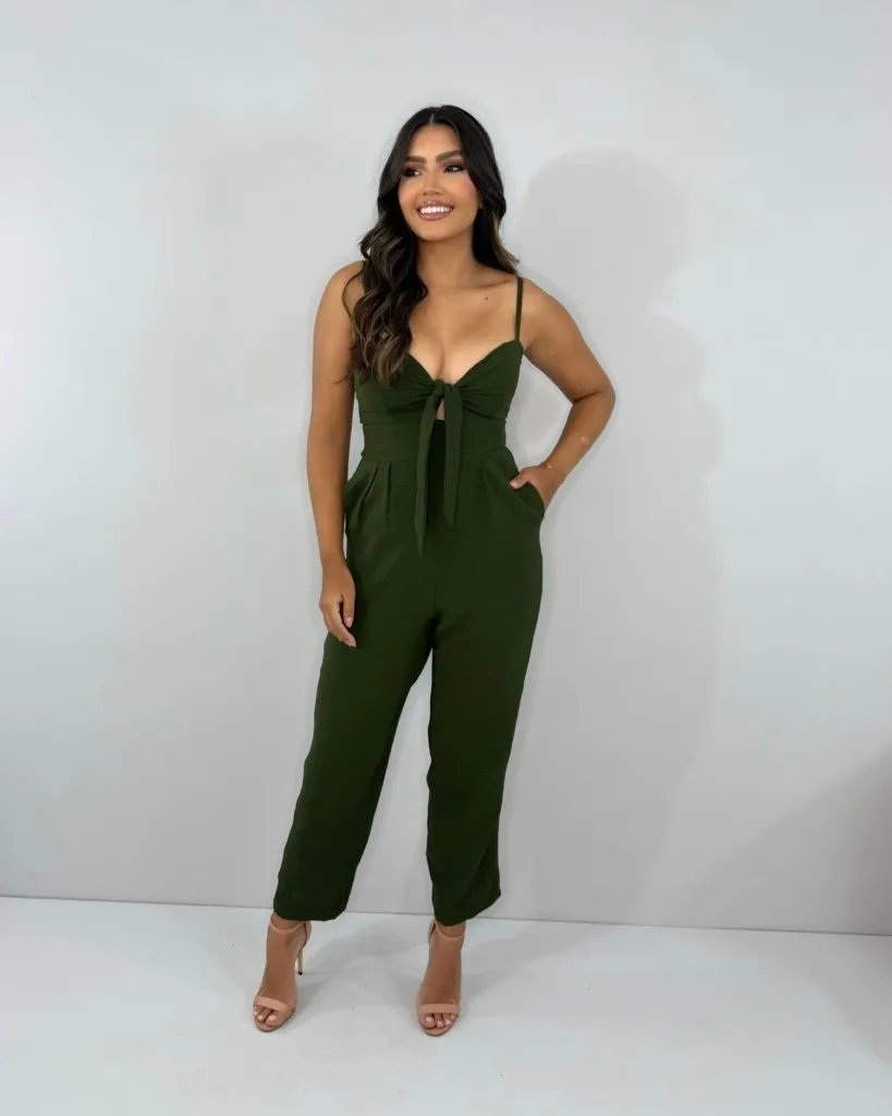 Macacão Jessy - Verde Militar