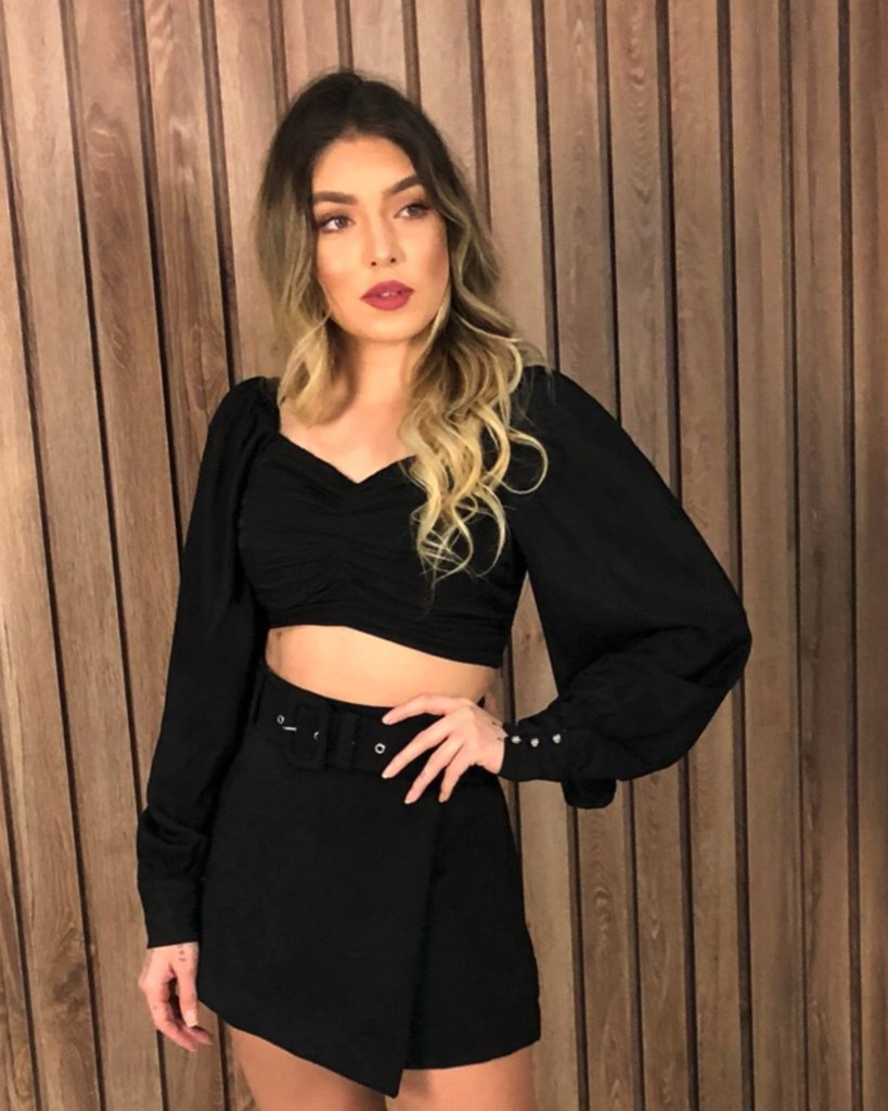Cropped Janaína - Preto