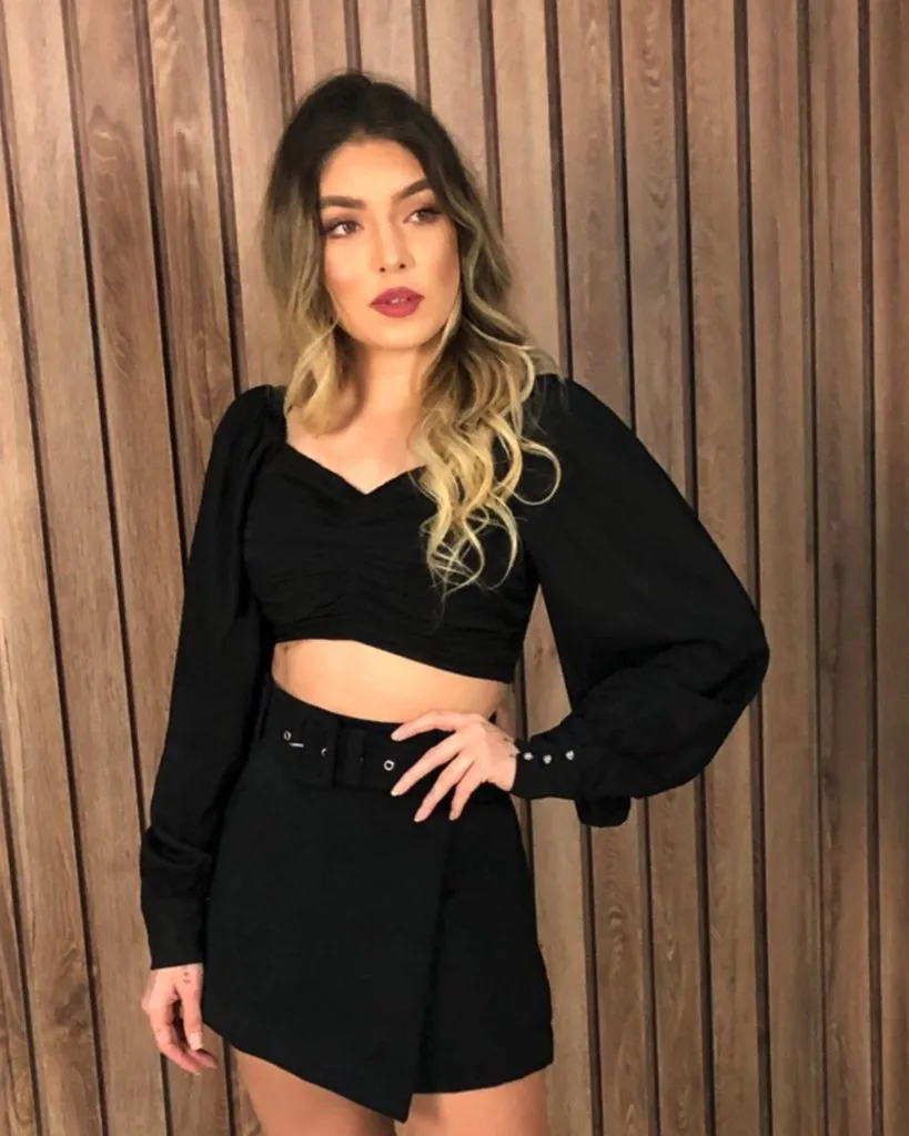 Cropped Janaína - Preto