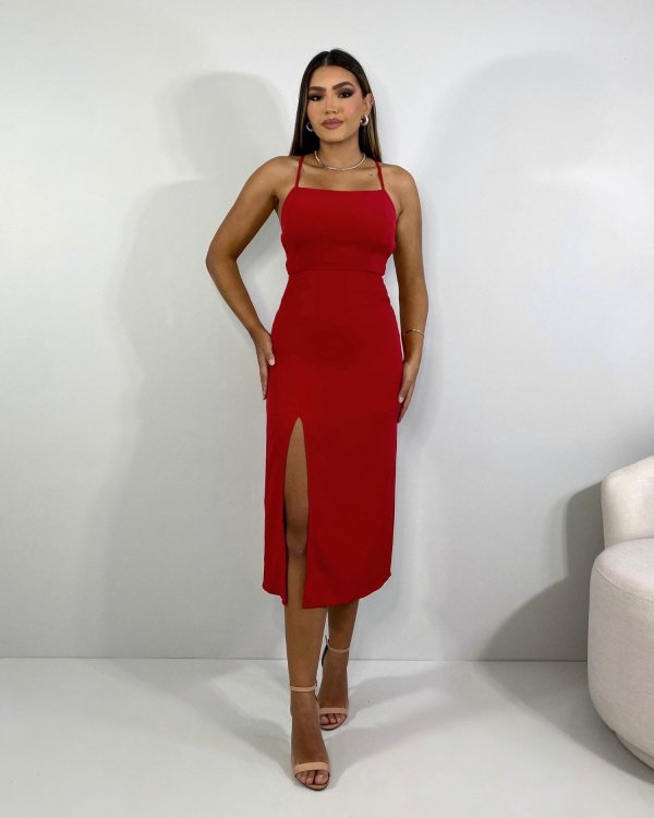 Vestido Edna - Vermelho