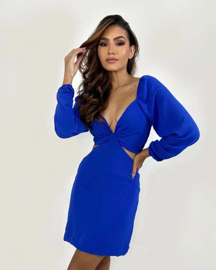 Vestido Multiformas - Azul Royal