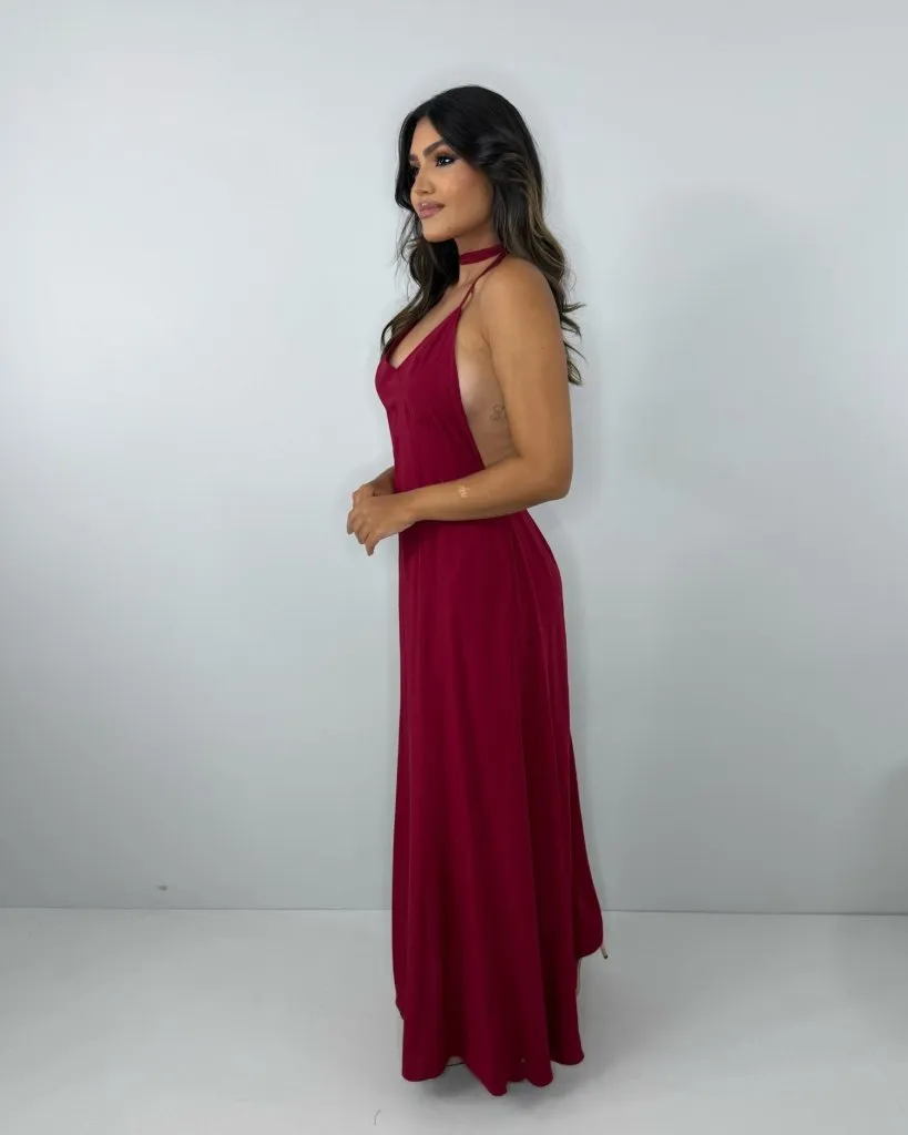 Vestido Victória - Marsala
