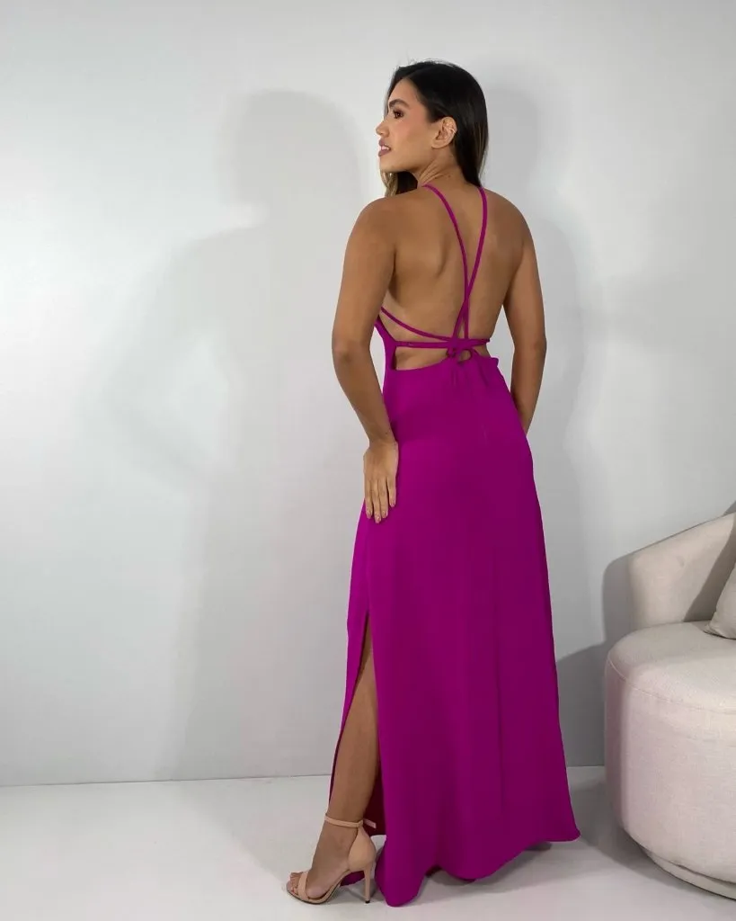 Vestido Lee - Fúcsia