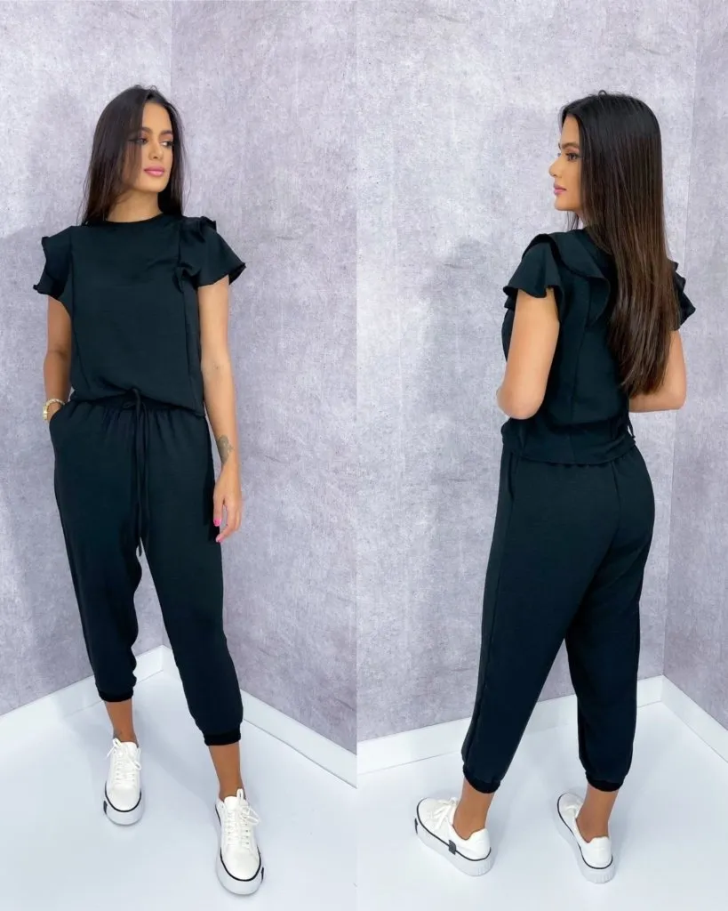 Conjunto Suzane - Preto