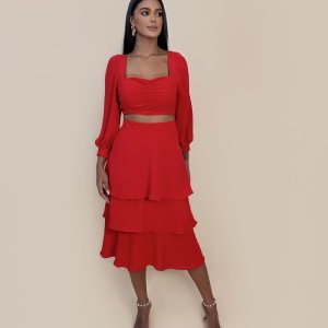 Conjunto Olga em Duna - Vermelho - Image 2