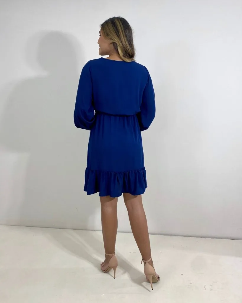 Vestido Lavínia - Azul Marinho