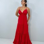 Vestido Sophia - Vermelho