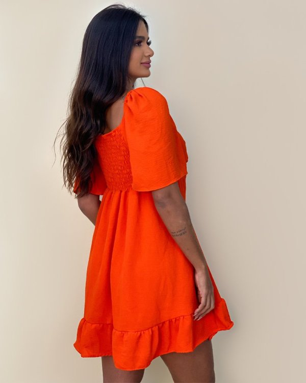 Vestido Melissa - Laranja - Imagem 2