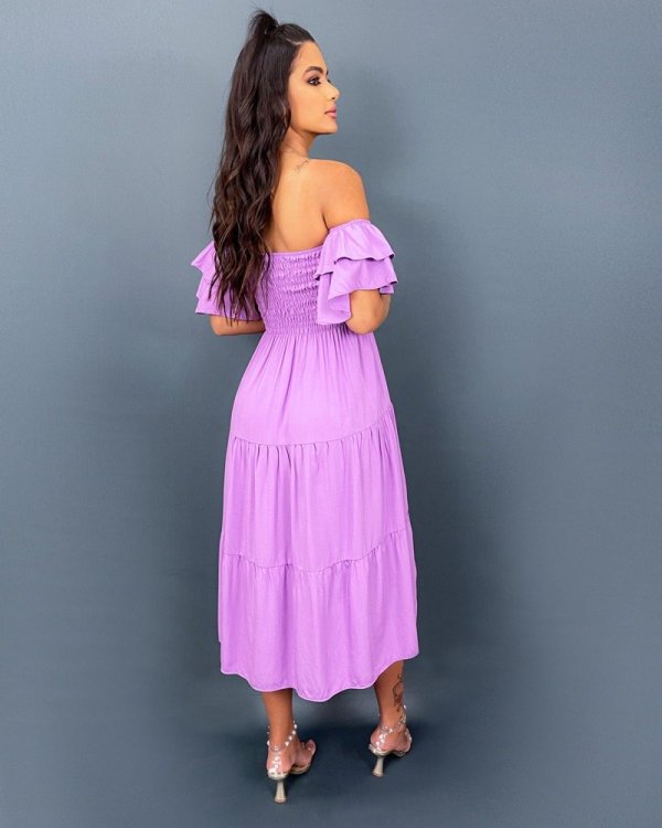 Vestido Ana Paula - Lilás - Imagem 2