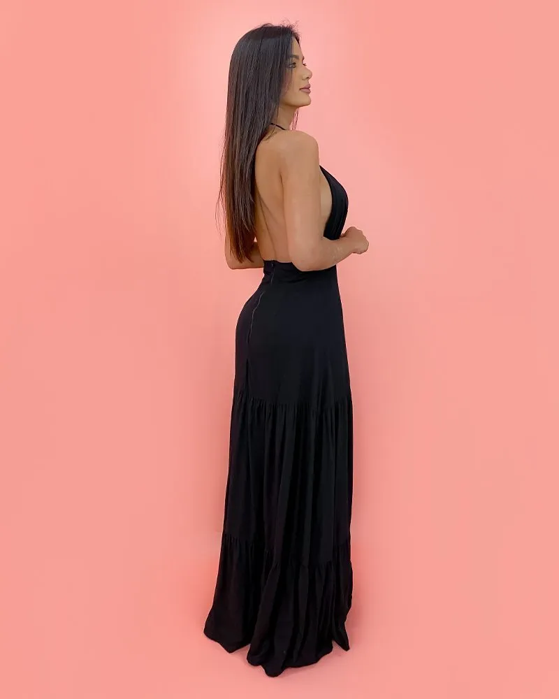 Vestido Janaína - Preto, foto 2