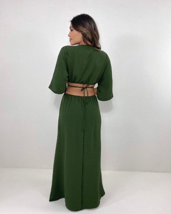 Vestido Cibele - Verde Militar - Imagem 3